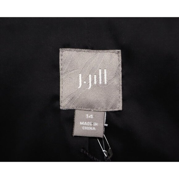 J. Jill Women's Simple 120 Wool Blazer Black Sz 14 NEW - Picture 6 of 9